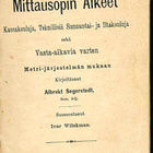 Mittausopin Alkeet (1889) - pikkukuva 1