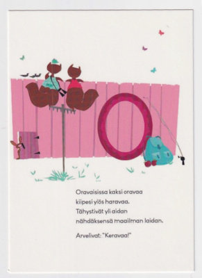 Oravainen - piirrokortti
