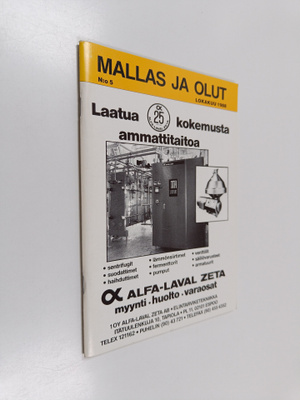 Mallas ja olut 5 : lokakuu 1988