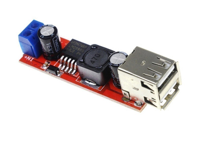 5V DC-DC Virtalähde Moduuli 2x USB