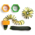 Cucumber Slicer, Kurkun Spiraali Leikkuri, oranssi, Ø5,3cm - pikkukuva 1