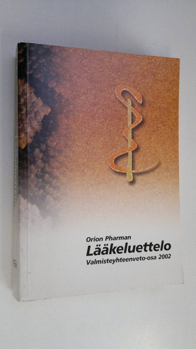 Orion pharman lääkeluettelo : Valmisteyhteenveto-osa 2002