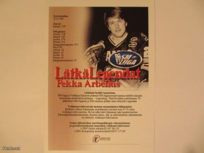 Pekka Arbelius Kärpät Lätkälegendat