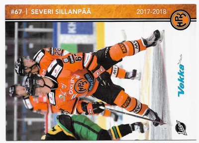 2017-18 HPK postikortti Team Issue Severi Sillanpää