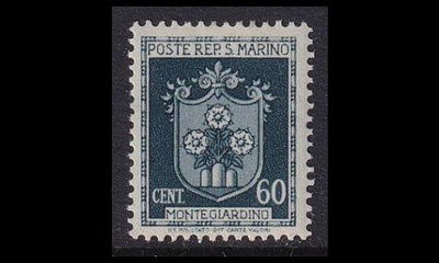 San Marino 321 ** Vaakuna 60 C (1945)