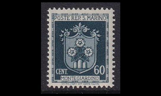 San Marino 321 ** Vaakuna 60 C (1945)