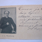 VANHA Postikortti Runeberg 1904 Jaakkima Asema Leima - pikkukuva 1