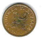 1970 5 PENNIÄ KOLIKKO KÄYTETTY - pikkukuva 2