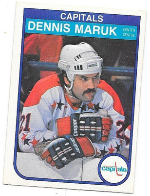 1982-83 OPC #369 Dennis Maruk Washington Capitals