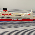 Harvinainen LEGO 1923 Viking Line Amorella 1989 - täys setti - pikkukuva 1