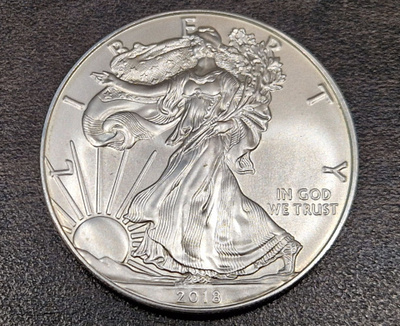 1 oz 999 Hopea raha American Silver Eagle 2018 one dollar