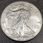 1 oz 999 Hopea raha American Silver Eagle 2018 one dollar - pikkukuva 1