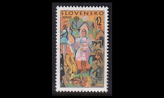 Slovakia 309 ** Europa kansalliset juhlat (1998)