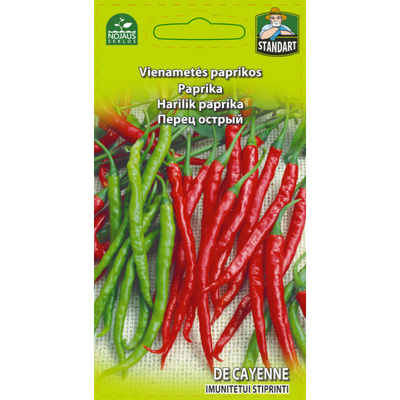 Chilipaprika 'De Cayenne' HUOM PÄiVÄYS! ALE -50% #