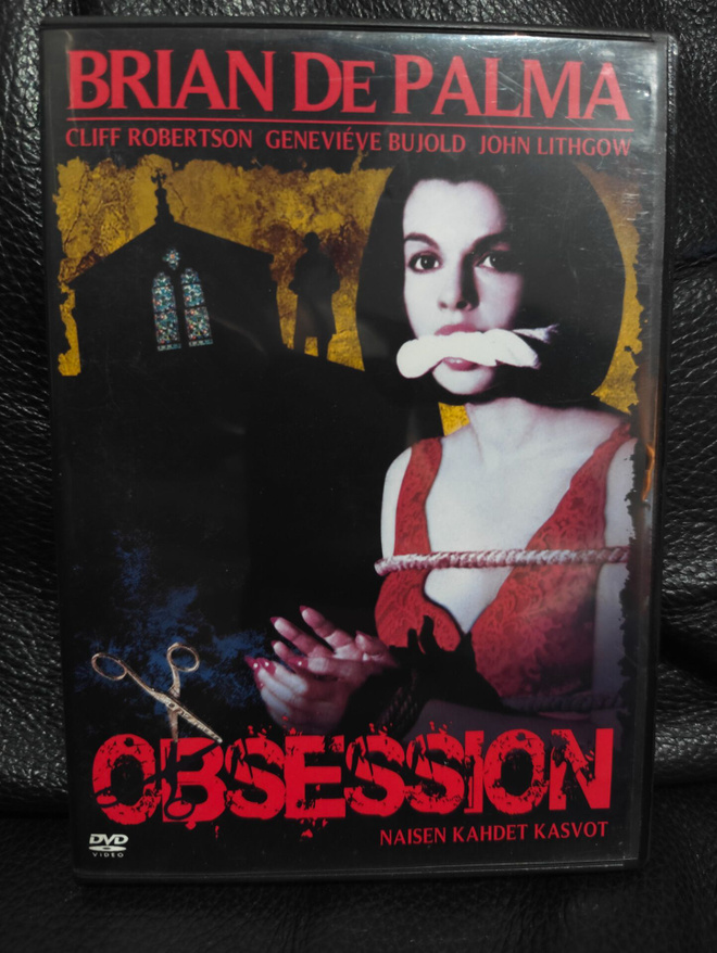 Obsession (1976) DVD Suomijulkaisu ohj. Brian De Palma