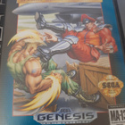 Sega Genesis Streer Fighter 2 SCE + kotelo + ohjeet - pikkukuva 1
