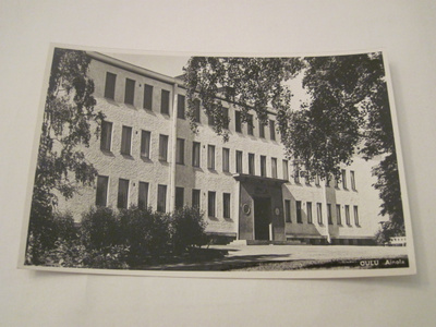 VANHA Postikortti Oulu 1950-l Alkup.Mallikappale