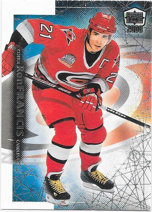 1999-00 Pacific Dynagon Ice #40 Ron Francis Carolina Canes