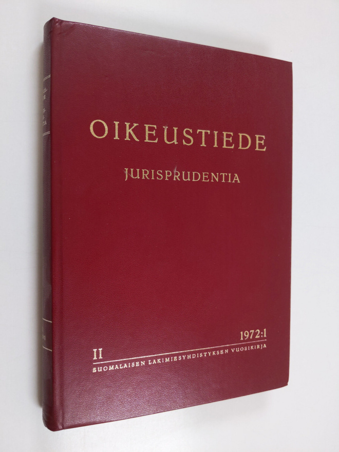 Ilkka Saraviita : Oikeustiede : Juristprudentia 2 (1972:1)