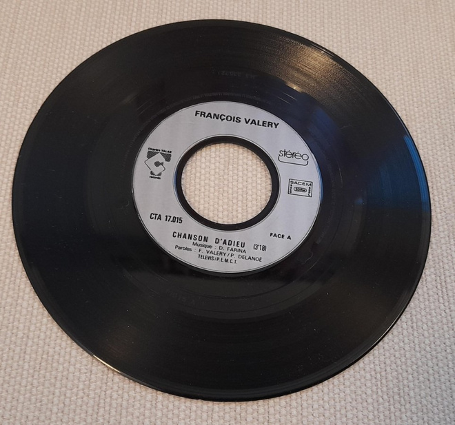 FRANCOIS VALERY  Chanson D'Adieu/Chicago, C'Est Fini 1981