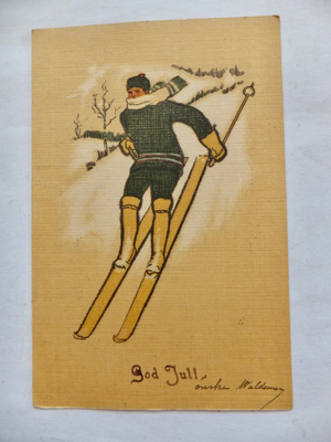 VANHA Postikortti Joulukortti 1922