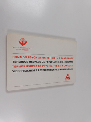 Common psychiatric terms in 4 languages