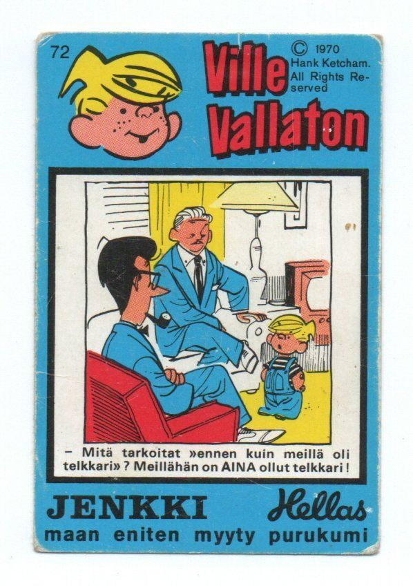 Purkkakuva Hellas VILLE VALLSATON n:o 72