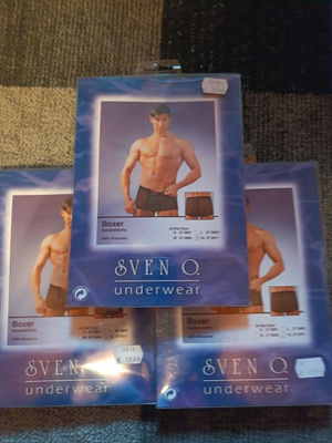 Sven O. Underwear Miesten Boxerit 3kpl Setti UUDET XL