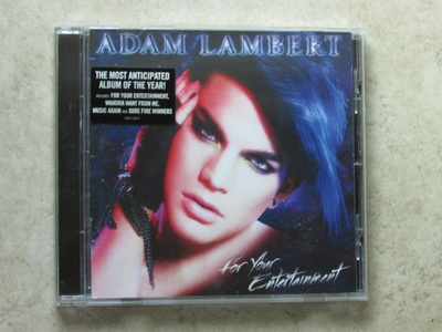 Adam Lamber: For your entertainment, CD.