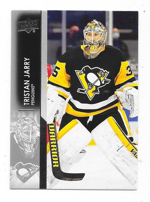 2021-22 Upper Deck #143 Tristan Jarry , Pittsburgh Pens MV