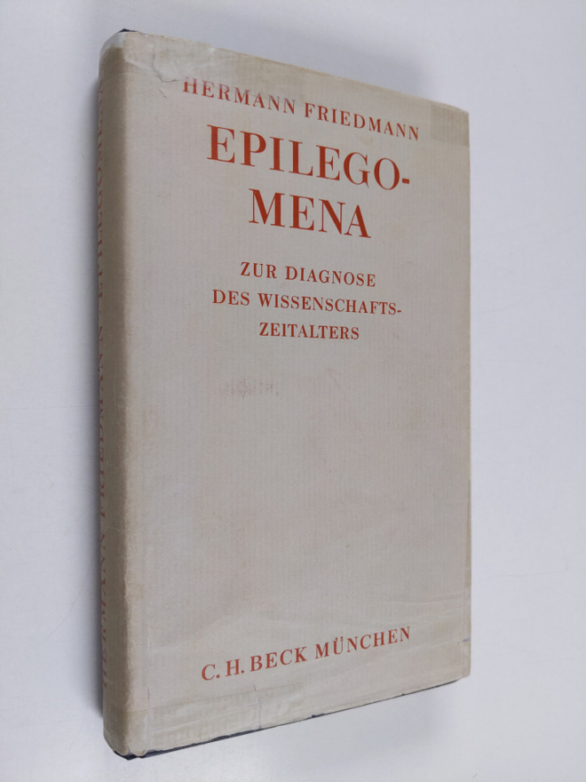 Hermann Friedmann : Epilegomena : zur diagnose des wissen...
