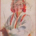 Ingrid Ruin Neito maalaa taulua - kulk v 1918 - pikkukuva 1