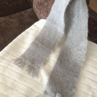 Studio Jaffe in Finland vaaleanharmaa mohair kaulahuivi - pikkukuva 4