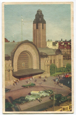 Helsinki Rautatieasema, kulkenut 1958