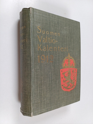 Suomen valtiokalenteri Vuodelle 1912
