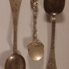 3x lusikka vintage antiikkia alpakkaa - pikkukuva 1