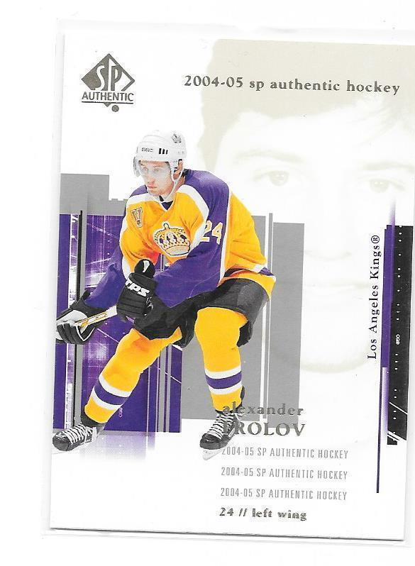 2004-05 SP Authentic #42 Alexander Frolov Los Angeles Kings