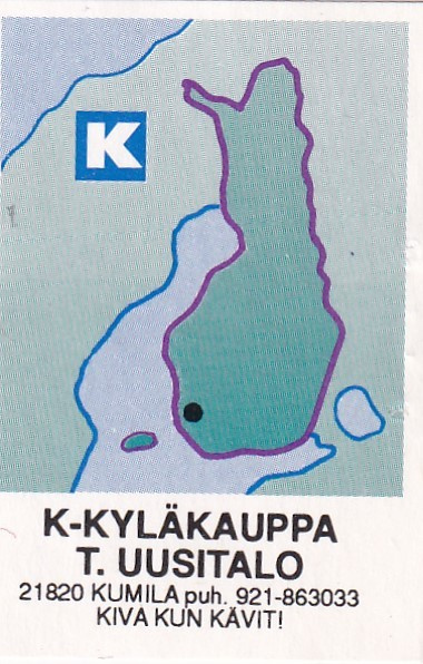 Kumla, T. Uusitalo , K - Kyläkauppa     8/14