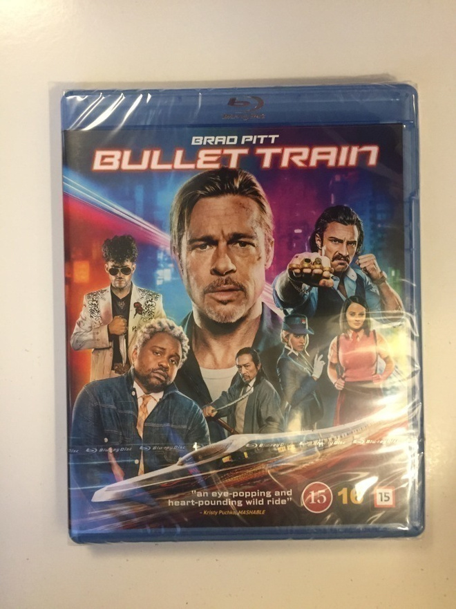 Bullet Train (Blu-ray) Brad Pitt (2022) UUSI