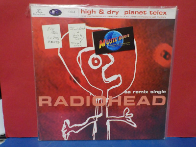 RADIOHEAD - HIGH DRY/PLANET TELEX EX+/EX+ LP