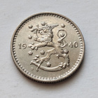 1 mk, circ, v . 1940, CuNi,  kl n. 7-8 - pikkukuva 5