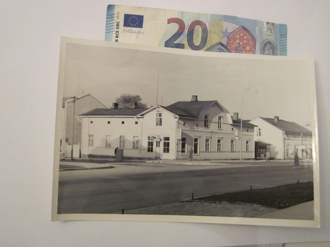 Postikortin Alkup. Valokuva Mikä Paikkakunta? 1950-l