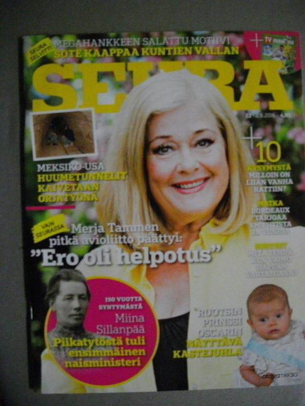 Seura lehti Nro 22/2016 (16.3)