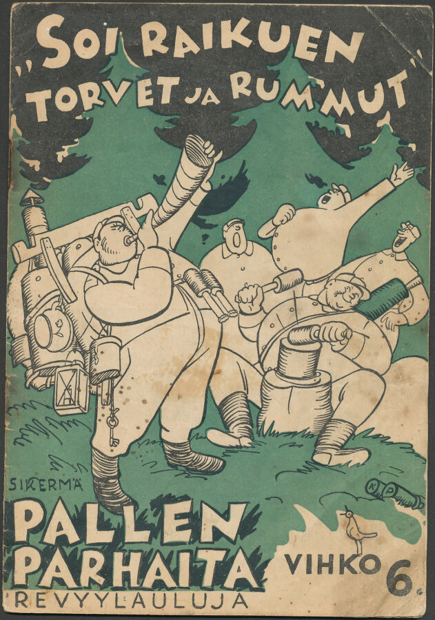 1939 SIKERMÄ PALLEN PARHAITA REVYYLAULUJA - lauluvihko no. 6