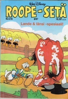 Roope-setä #216 - 8/1997 (Lande & länsi -spesiaali)