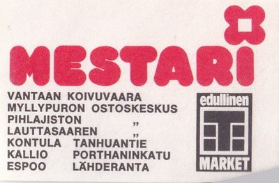 Espoo, MESTARI , T Market  b527