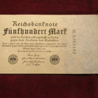 500 mark 1922 Saksa-Germany - pikkukuva 1