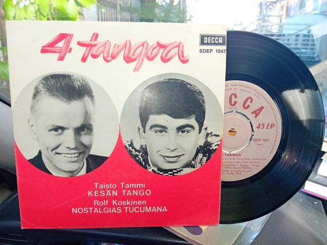 7" EP : 4 TANGOA ( DECCA SDEP 1047 ) SIS POSTIKULU