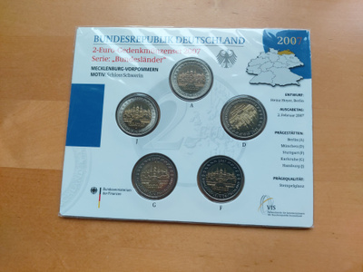 Saksan sarja A - J vuodelta 2007