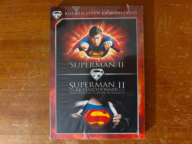 Superman Teräsmies II 2 kolmen levyn erikoisversio DVD